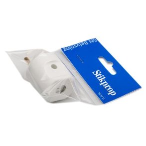 Stikprop m/jord afl. b�jle 16A 230V hvid GN-pak