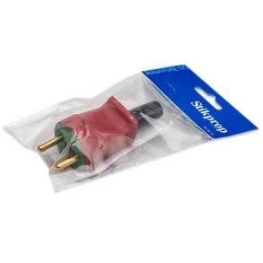 Stikprop rund m/j forst�rket r�d/gr�n 230V GN-pak