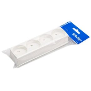 4-stikdse u/jord hvid GN-pak