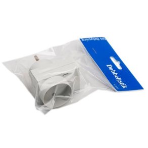 Dobbeltstik flad/rund gr GN- pak