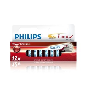Power Alkaline AA / LR6 Batteri 12 stk.