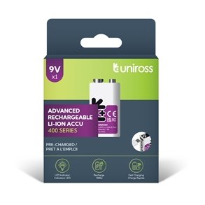 Genopladelig Lithuim E Batteri USB-C 1 pak