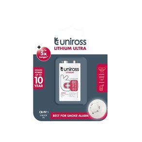 Lithium Battery CR9V / 6AM6 1200mAh