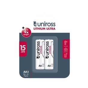 Lithium Battery AA / FR6 3000Ah 2 stk