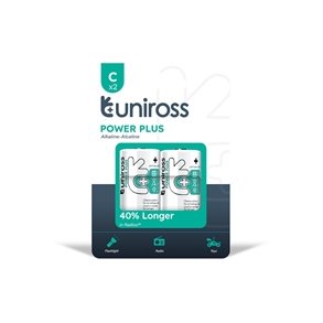 Power Plus C / LR14 Batteri 7000mAh 2 stk
