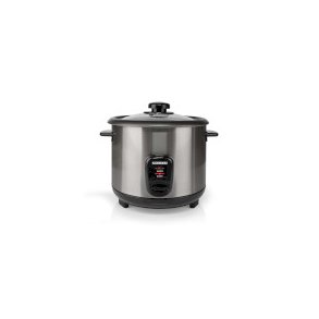 Riskoger | 1,5 l | 500 W | non-stick bel�gning | aftagelig sk�l | dampkurv | holde-varm-funktion | automatisk slukning