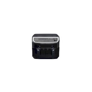 Dobbelt Airfryer 2400W Sort