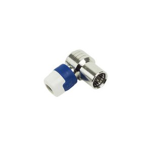 QFA 5 Angled push-on quick F connector