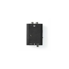 Digital Audio Converter | 1-veje | Tilslutninger indgang: 1x S/PDIF (RCA) Hun / 1x TosLink Hunstik | Tilslutninger udgang: 2x RCA Hun | Manual | Sort