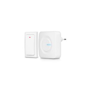 Batterifri d�rklokke Hvid