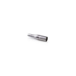 XLR adapter | XLR 3-Pin Han | 6.35 mm Hunstik | Nikkelplateret | Lige | Metal | S�lv | 10 stk. | Box