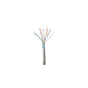 Netv�rkskabel Roll | CAT6 | Stranded | F/UTP | CCA | 100.0 m | Indend�rs | Runde | PVC | Gr� | Tr�kboks