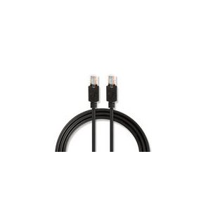 CAT5e netv�rkskabel | U/UTP | RJ45 Han | RJ45 Han | 15.0 m | Runde | LSZH | Antracit | Window Box