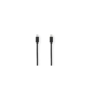 Mini DisplayPort kabel | DisplayPort 1.4 | Mini DisplayPort han | Mini DisplayPort han | 48 Gbps | Nikkelplateret | 2.00 m | Runde | PVC | Sort | Blister