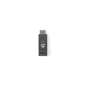 DisplayPort adapter | DisplayPort Han | HDMI  -udgang | 1080p@60Hz | Nikkelplateret | Lige | Runde | ABS | ABS | Sort | Box