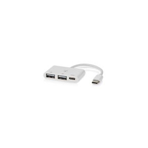 USB-hub | 1x USB-C | 1x USB-C / 2x USB 2.0 A Female | 3-Port port(s) | USB Drevet