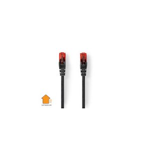 Kat 6 kabel | RJ45 Han | RJ45 Han | U/UTP | 20.0 m | Udend�rs | Runde | PVC | Sort | Box