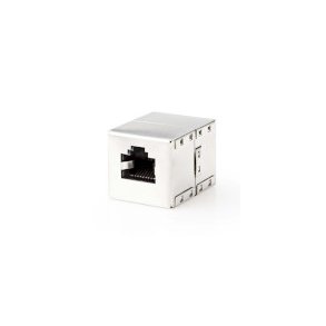 Netv�rkskobling | CAT5e / CAT6 | Sk�rmet | RJ45 Hun | RJ45 Hun | Lige | Metal | Box