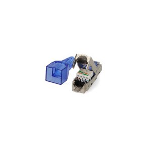 RJ45-stik | Han | Toolless CAT7 | Lige | Guldplateret | 2 stk. | Metal | Metal | Box