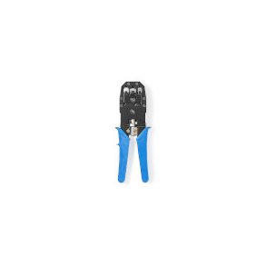 Crimp Tang | CAT5 / CAT5e / CAT6 / CAT6a / RJ10 / RJ11 / RJ45 | Klipper / Plier / Stripping | ABS / St�l | Bl�