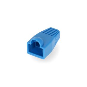 Tr�kaflastningskappe | RJ45 | PVC | Bl� | Box | 10 stk.