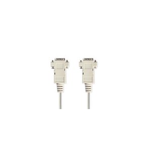 VGA-kabel | VGA Han | VGA Han | Nikkelplateret | Maksimal opl�sning: 1024x768 | 2.00 m | Runde | ABS | Elfenben | Label