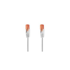 Kat 6 kabel | RJ45 Han | RJ45 Han | U/UTP | 10.0 m | Runde | PVC | Gr� | Label