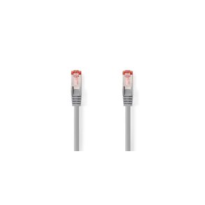 Kat 6 kabel | RJ45 Han | RJ45 Han | S/FTP | 15.0 m | Runde | LSZH | Gr� | Label