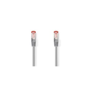 Kat 6 kabel | RJ45 Han | RJ45 Han | S/FTP | 20.0 m | Runde | LSZH | Gr� | Label