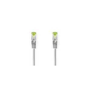 CAT7 netv�rkskabel | S/FTP | RJ45 Han | RJ45 Han | 10.0 m | Snagless | Runde | LSZH | Gr� | Label