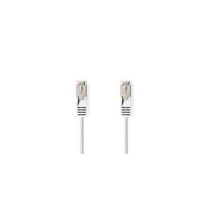 CAT6a netv�rkskabel | SF/UTP | RJ45 Han | RJ45 Han | 7.50 m | Runde | PVC | Hvid | M�rke