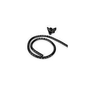 Kabel Management | Spiral �rme | 1 stk. | Maksimal tykkelse p� kabel: 16 mm | PE | Sort