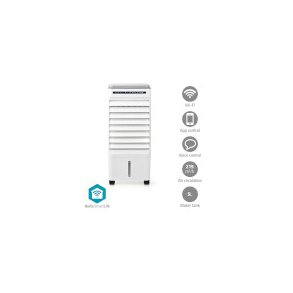SmartLife Mobil Luftk�ler | Vandtanks kapacitet: 5 l | 3-Hastighed | 215 m�/h | Svingning | Fjernbetjening | Shut-off timer | Ioniserende funktion