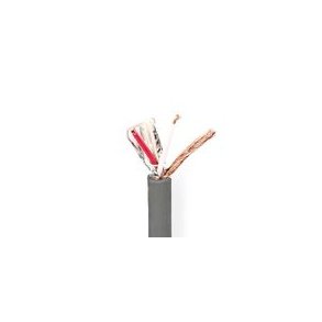 DMX Kabel | 110 Ohm | 20 x 0.12 mm | 100.0 m | Runde | PVC | M�rkegr� | Rulle