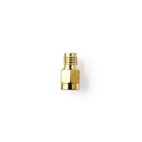 SMA adapter | SMA Hun Omvendt polaritet | SMA Han | Guldplateret | 50 Ohm | Lige | Kobber | Guld | 2 stk. | Box
