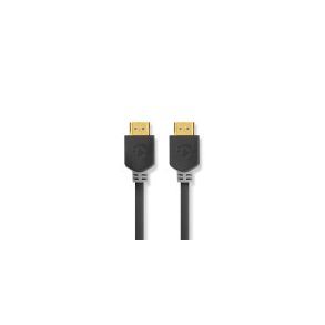 High Speed ​​HDMI ™ kabel med Ethernet | HDMI™ Stik | HDMI™ Stik | 4K@60Hz | ARC | 18 Gbps | 5.00 m | Runde | PVC | Antracit | Box