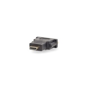 HDMI Adapter | HDMI Stik | DVI-D 24+1-Pins Hun | Guldplateret | Lige | ABS | Antracit | 1 stk. | Box
