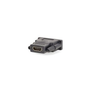 HDMI Adapter | HDMI  -udgang | DVI-D 24 + 1-pin han | Guldplateret | Lige | PVC | Antracit | 1 stk. | Window Box