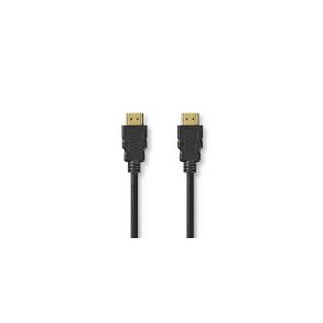 Ultra High Speed ​​HDMI ™ kabel | HDMI™ Stik | HDMI™ Stik | 8K@60Hz | 48 Gbps | 3.00 m | Runde | 6.7 mm | Sort | Label