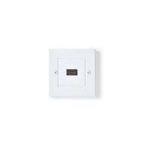 HDMI V�gboks | 1x HDMI Female | 4K@60Hz | HDMI  -udgang | Sort | 18 Gbps | Guldplateret | Box