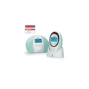 Full Eco DECT-babyalarm med display Hvid / Mintgr�n