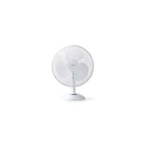 Bordventilator | Str�mforsyning | Diameter: 400 mm | 45 W | Svingning | 3-Hastighed | Hvid