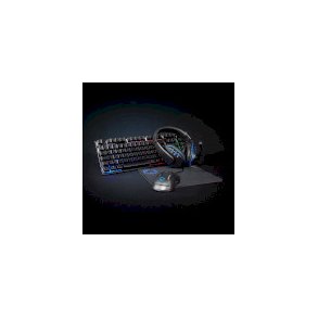 Gaming Combo Kit | 5-i-1 | Tastatur, Headset, Mus og musem�tte | Sort | QWERTY | ND layout