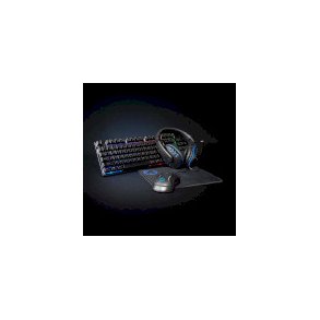 Gaming Combo Kit | 5-i-1 | Tastatur, Headset, Mus og musem�tte | Sort | QWERTY | US layout