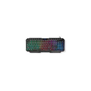 Wired Gaming Keyboard | USB Type-A | Membrane N�gler | LED | QWERTY | US layout | USB Drevet | Str�mkabell�ngde: 1.30 m | Multimedia