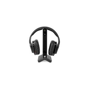 Tr�dl�st TV hovedtelefoner | 2.4 GHz | Over-Ear | Maksimal batteritid: 8 timer | 25 m | Digital lyd | Opladningsstation | Sort