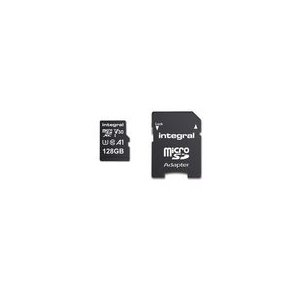 128 GB h�jhastigheds microSDHC/XC V30 UHS-I U3 hukommelseskort