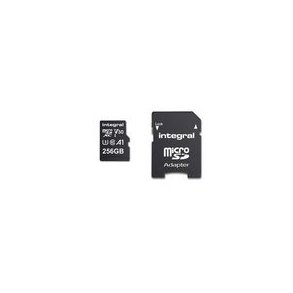 256 GB h�jhastigheds microSDHC/XC V30 UHS-I U3 hukommelseskort