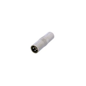 Xlr Adapter XLR 3-Pin Han - XLR 3-Pin Han S�lv