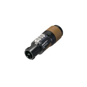 2-polet speakON-kabelstik, tr�kaflastning af chuck-typen til kabeldiametre p� 6 til 12 mm